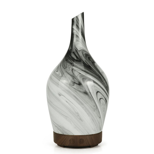 Aroma Atomiser - Glass Abstract Grey USB from our luxury aroma diffusers collection