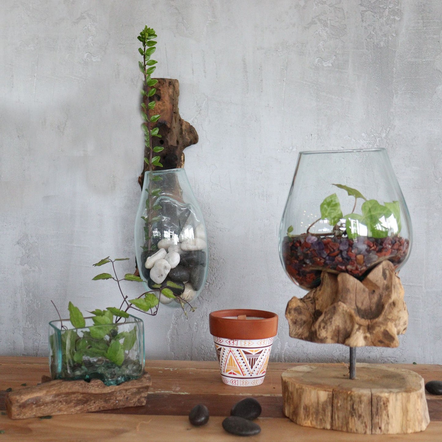 Photo 2 of Molten Glass On Wood - Hanging Bowl Luxury Decor Premium Edi featuring authentic premium craftsmanship.