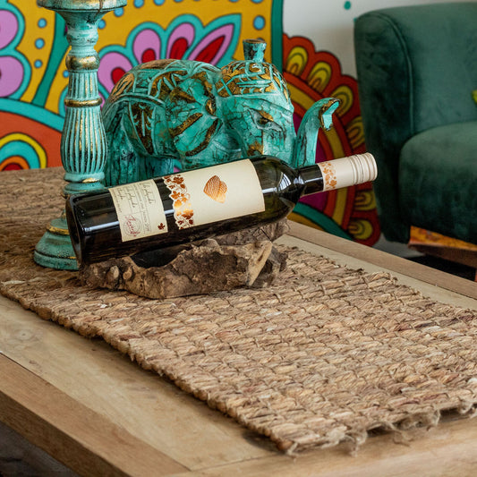Water Hyacinth Table Runner - Robusta And Fringe - 150cm from our luxury java placemats and coasters collection