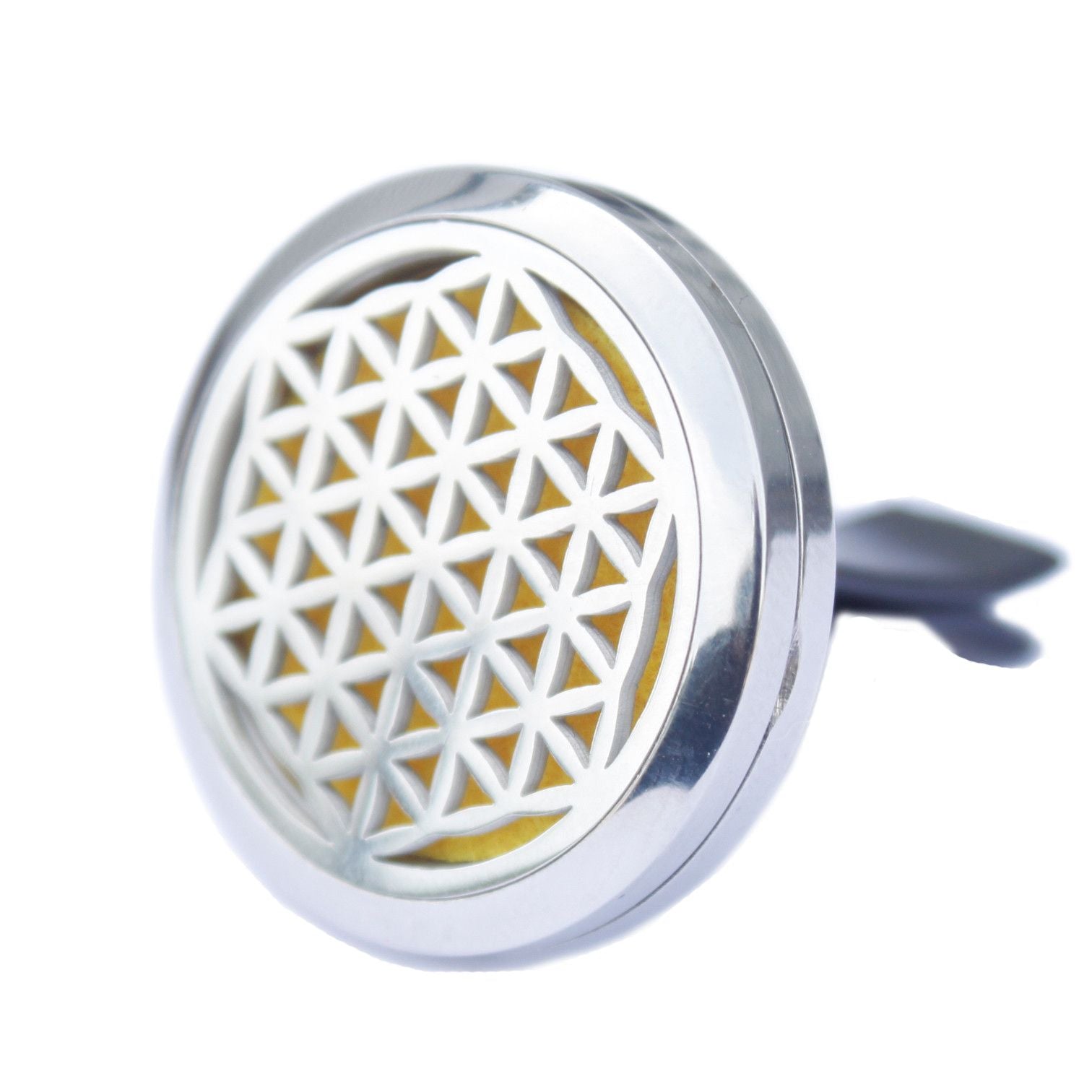 Car Diffuser Kit - Flower of Life - 30mm from our luxury aromatherapy car diffuser kits collection