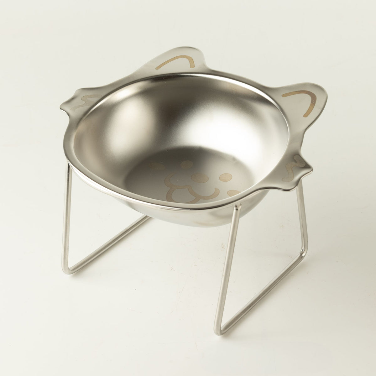 PAW Copper-Style Stainless Steel Pet Bowl – 22cm