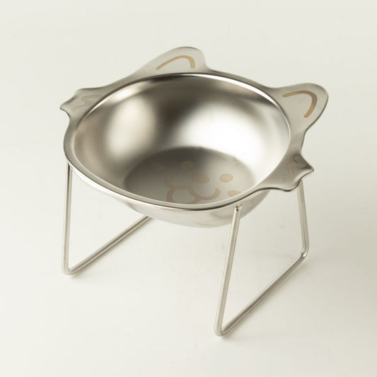 PAW Copper-Style Stainless Steel Pet Bowl – 22cm