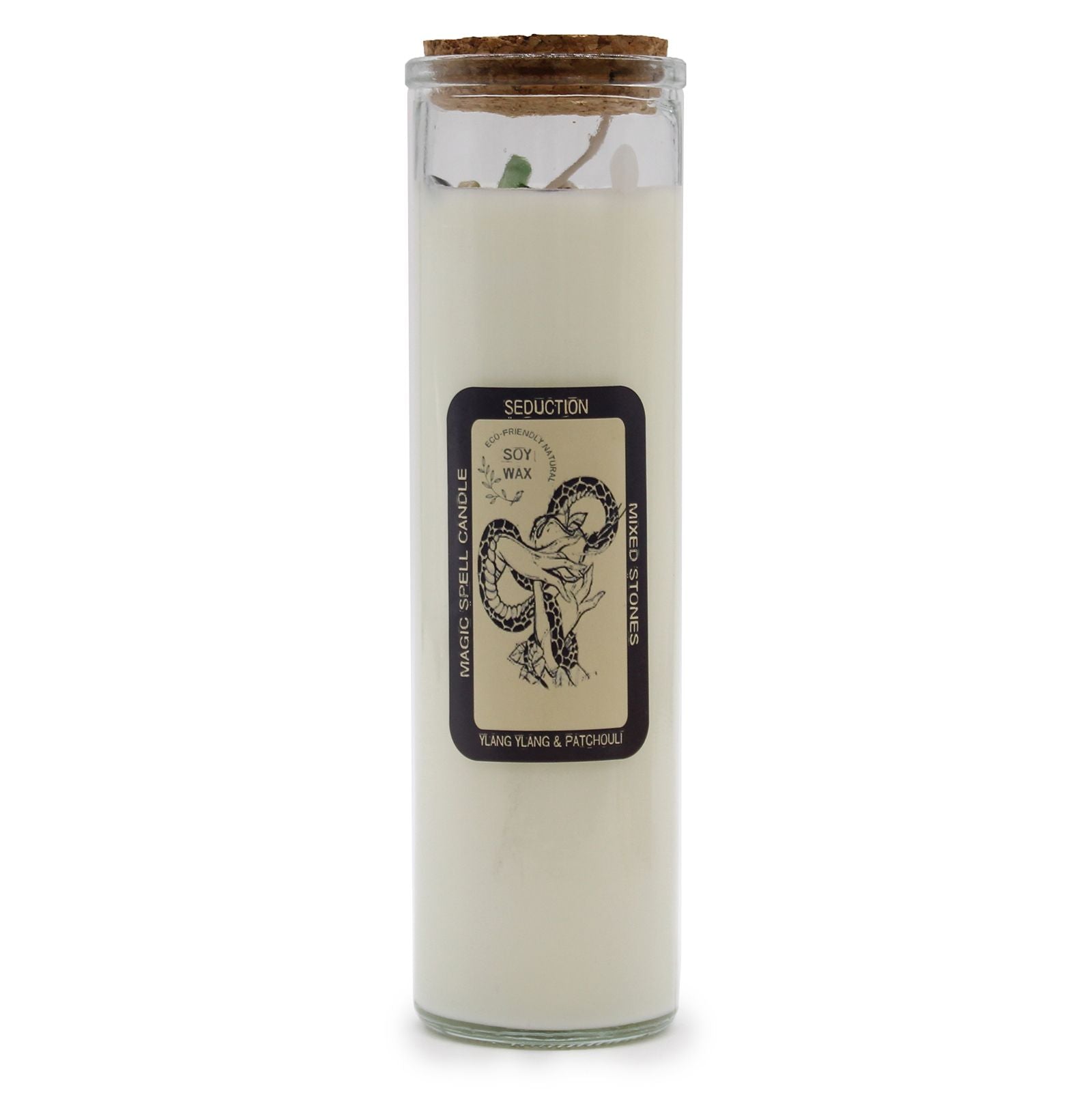 Magic Spell Candle - Seduction lifestyle product photo on neutral background