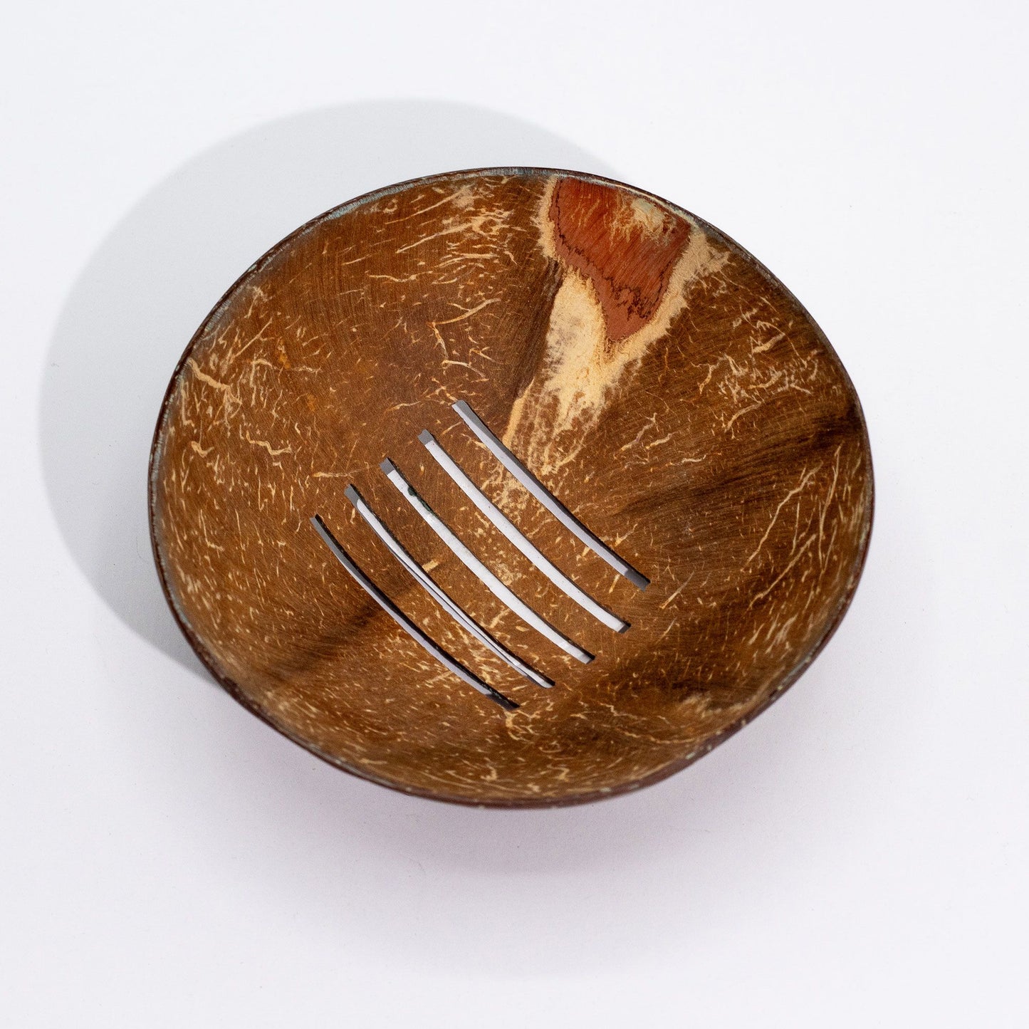 Natural Coconut Soap Dish - Round - 11cm from our luxury coconut soap dishes collection