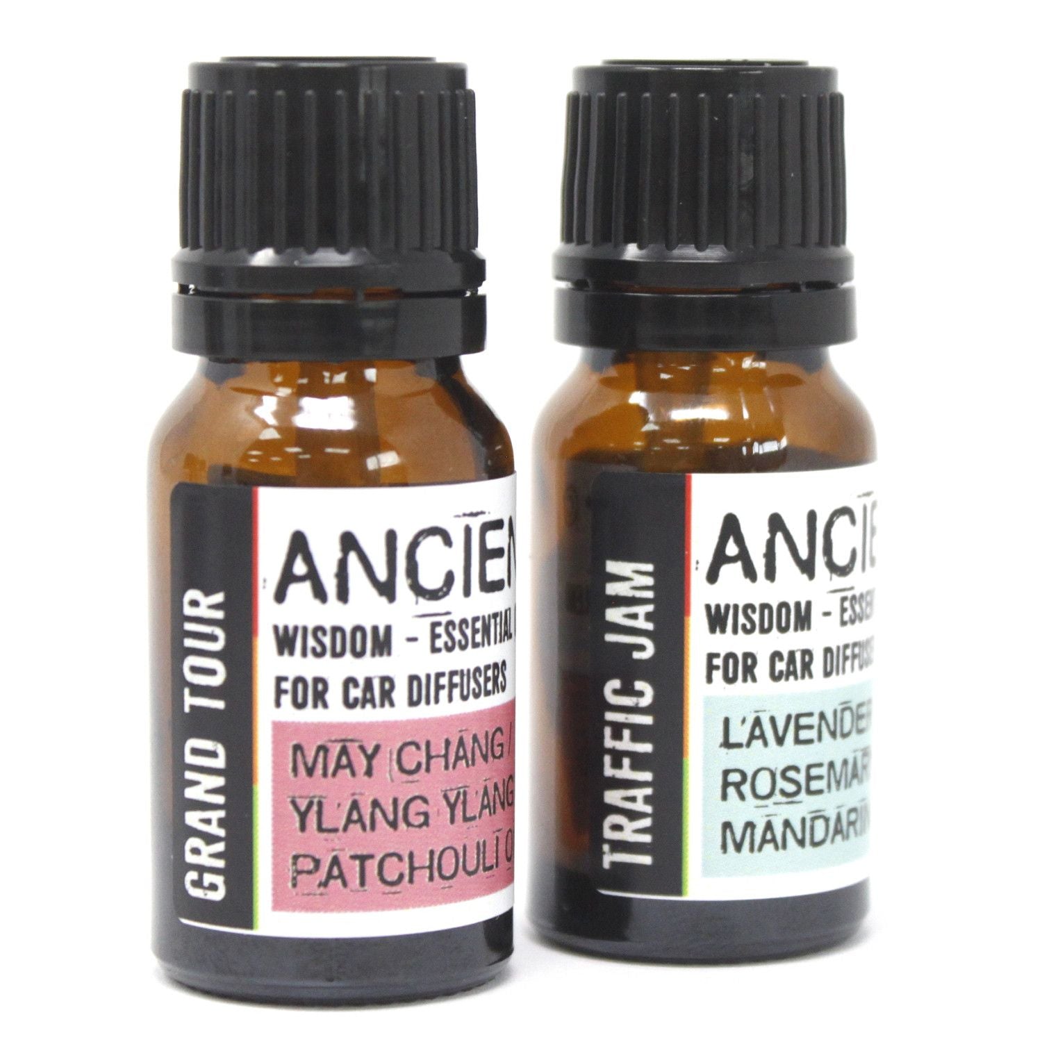 10ml Aromatherapy Car Blend - Travel Ease from our luxury aromatherapy blends for car diffusers collection