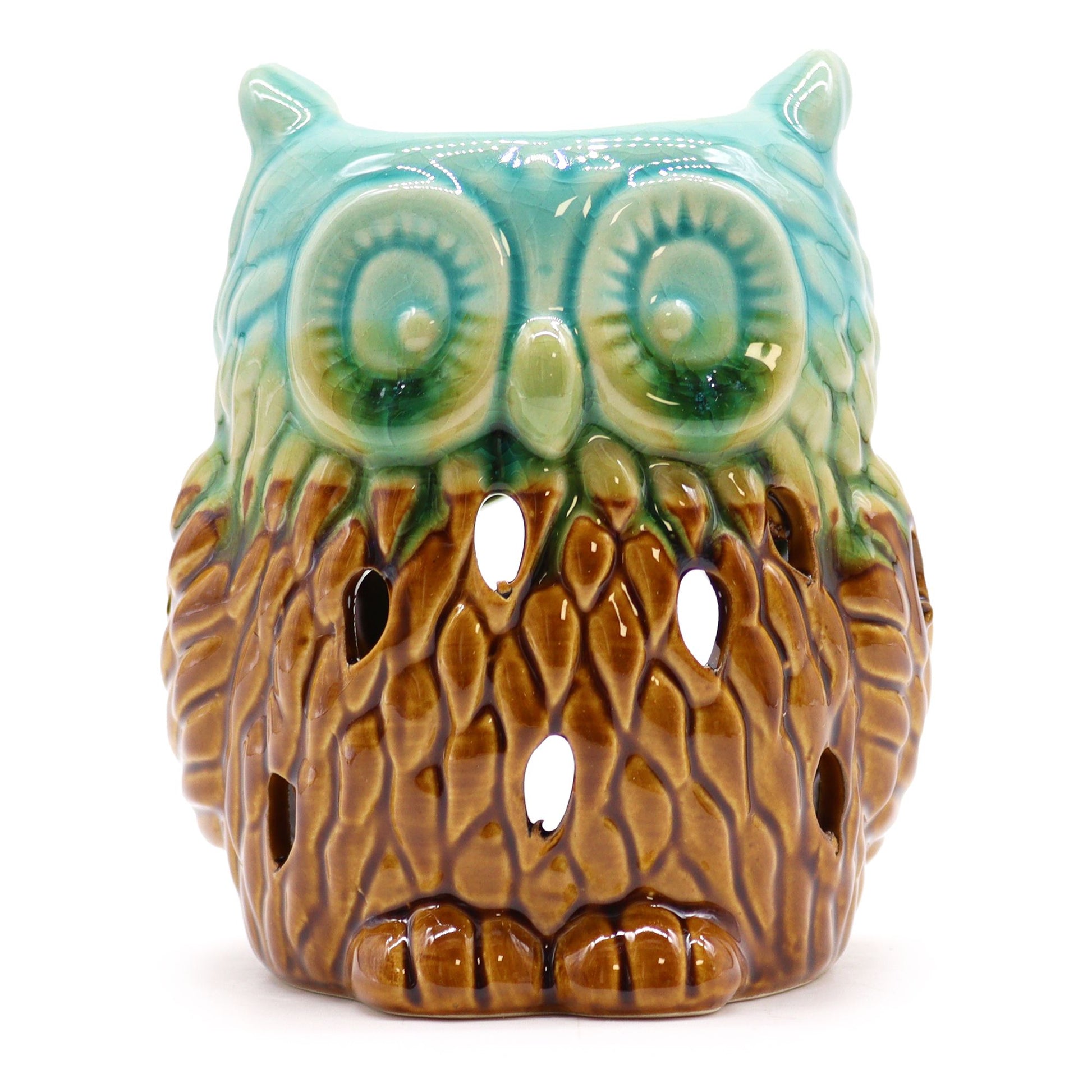 Classic Rustic Oil Burner - Owl (assorted) from our luxury classic rustic oil burners collection
