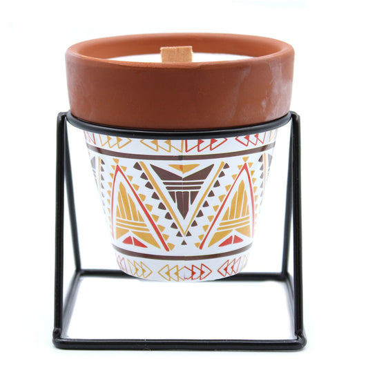 Luxury presentation of the agnes cat herb garden candles sage432 showing the premium artisan packaging and complete set contents
