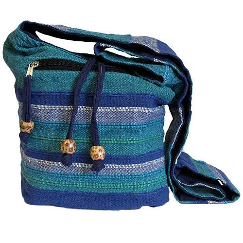 Nepal Sling Bag - Blue Rivers lifestyle product photo on neutral background