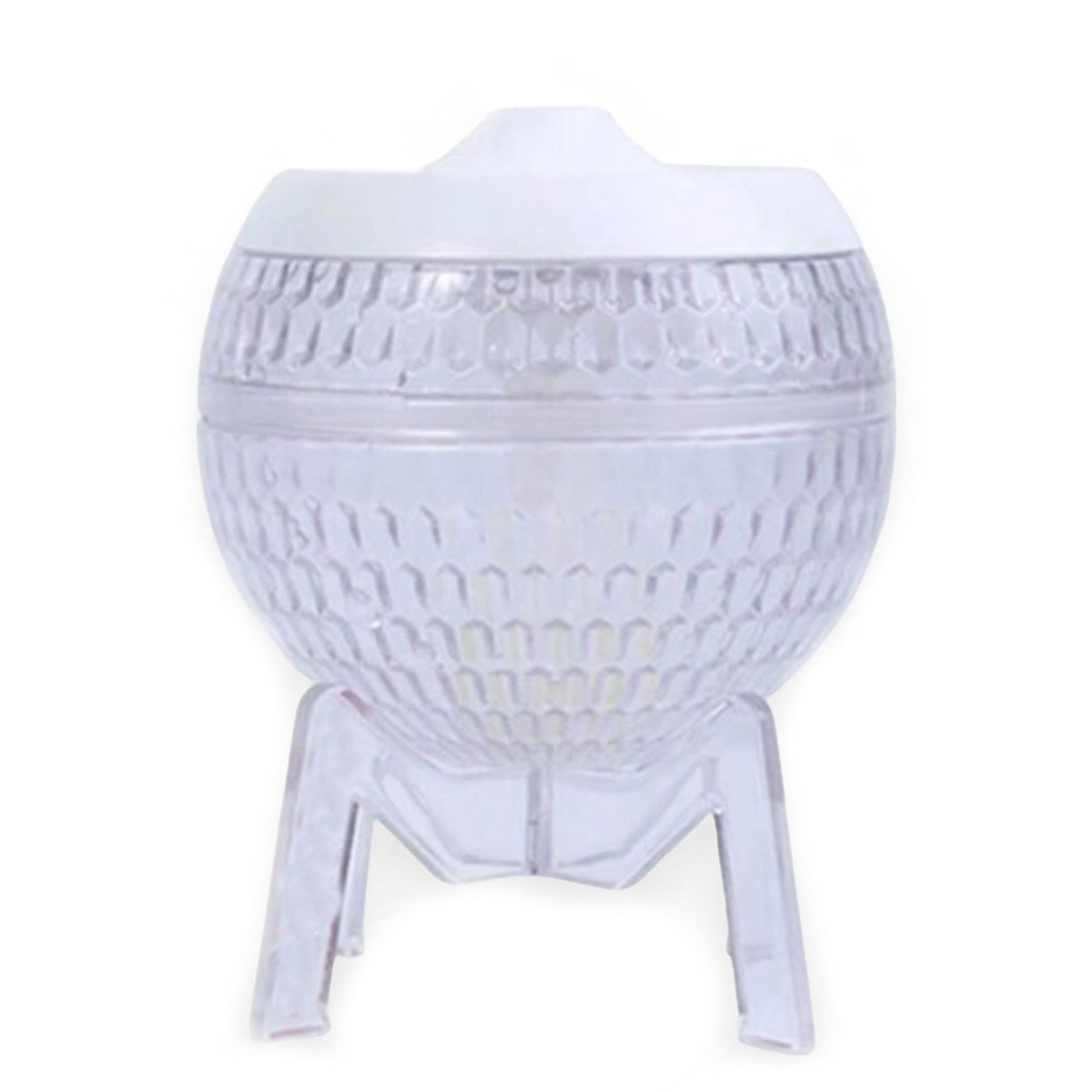 Clear Humidifer Mondo Planet - USB - Colour Change (down light) lifestyle product photo on neutral background