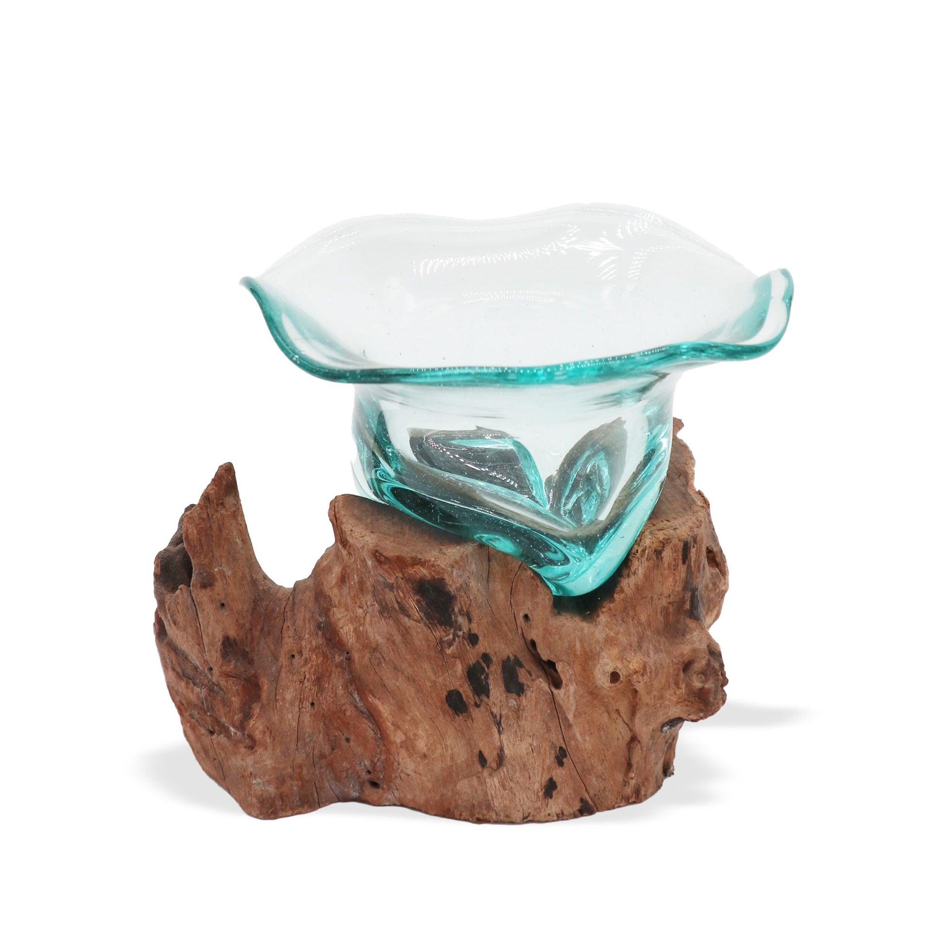 Photo 3 of Molten Glass Fancy Sweet Bowl On Wood Luxury Decor featuring authentic premium craftsmanship.