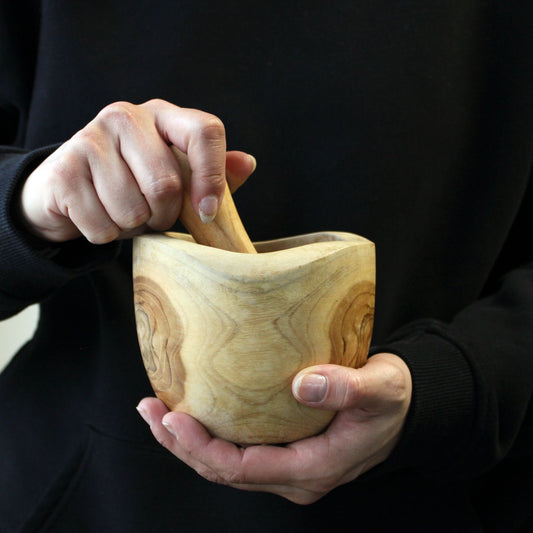 Ergo Teak Pestal & Morter Lrg from our luxury ergo teak pestle & mortar collection