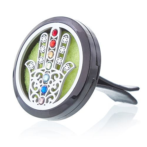 Car Diffuser Kit - Hamsa - 30mm from our luxury aromatherapy car diffuser kits collection