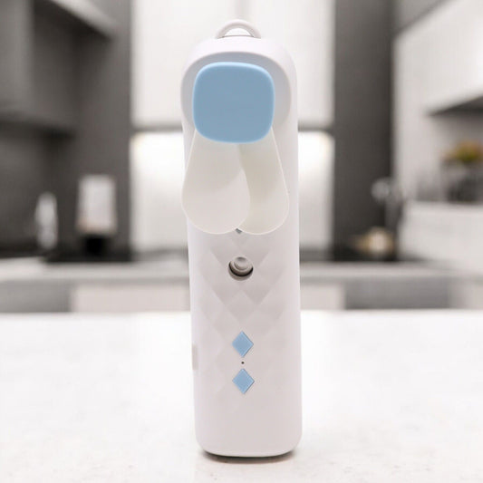 White Nano Mist Face Fan & Spray - USB chargable from our luxury aroma diffusers collection