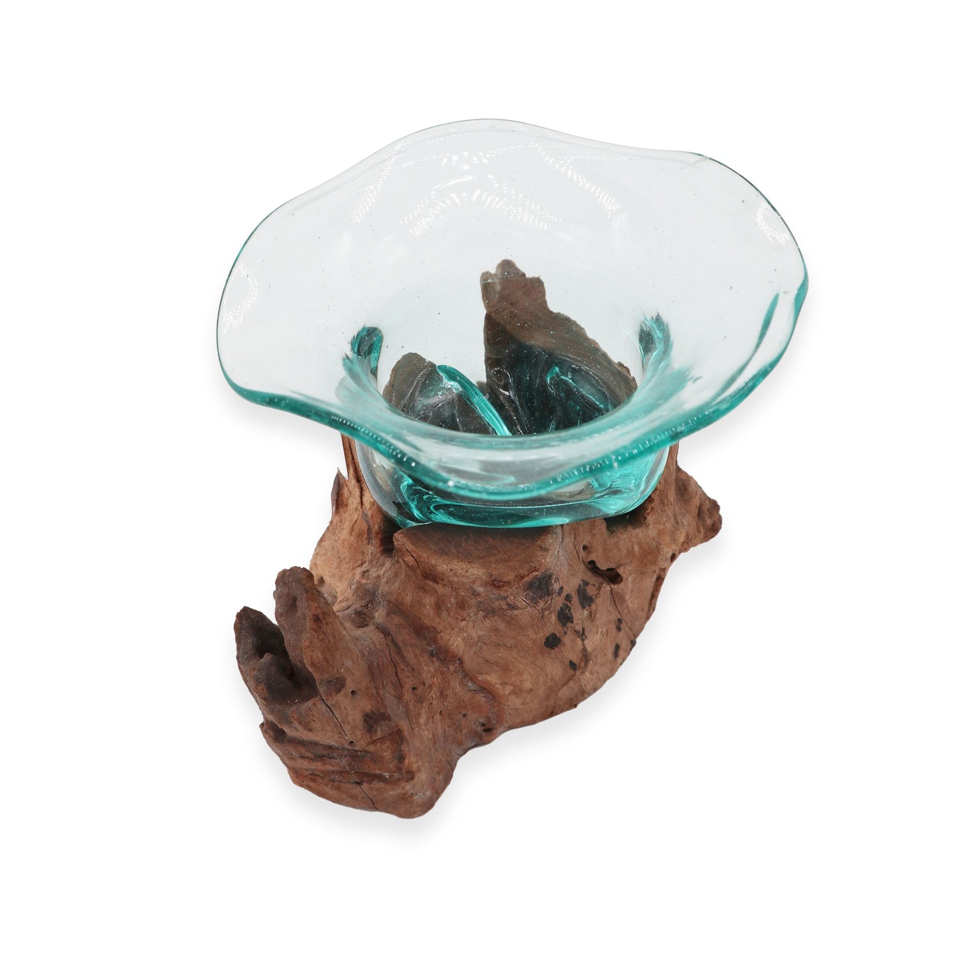 Photo 4 of Molten Glass Fancy Sweet Bowl On Wood Luxury Decor featuring authentic premium craftsmanship.