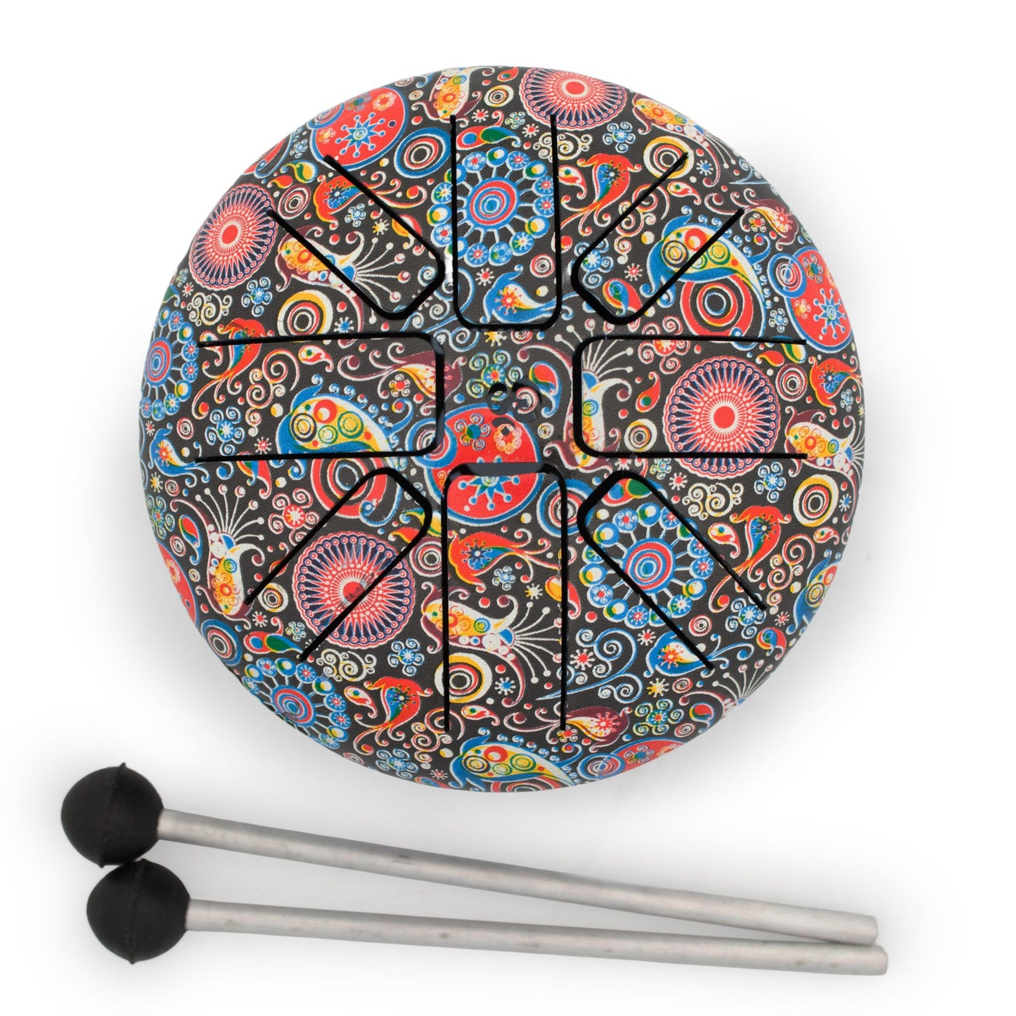 Photo 5 of Small Hapi Drum Multi Coloured- 13x9cm Meditation Drum featuring authentic premium craftsmanship.
