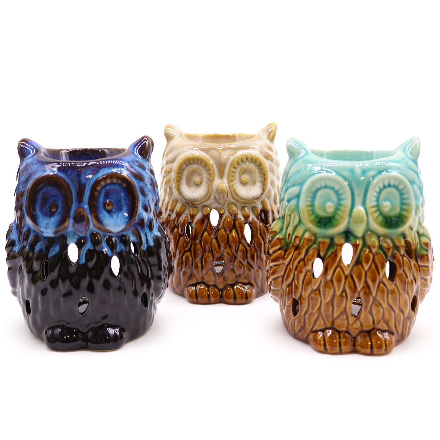 Classic Rustic Oil Burner - Owl (assorted) from our luxury classic rustic oil burners collection