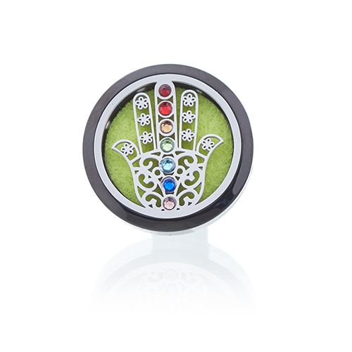 Car Diffuser Kit - Hamsa - 30mm from our luxury aromatherapy car diffuser kits collection