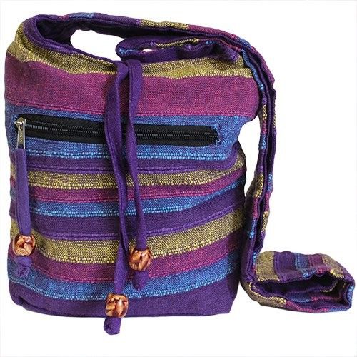 Nepal Sling Bag - Wild Flowers lifestyle product photo on neutral background