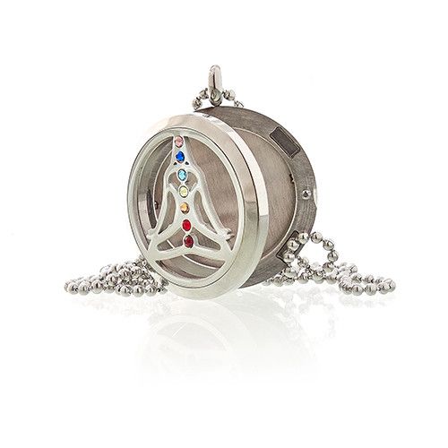 Aromatherapy Jewellery Necklace - Yoga Chakra - 30mm from our luxury aromatherapy diffuser necklaces collection