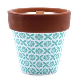 Detailed close up view highlighting the high quality craftsmanship and individual features of the agnes cat herb garden candles rosemary593