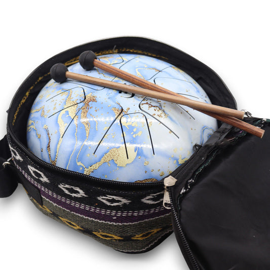 Photo 1 of Med Hapi Drum Blue Sky - 17x13cm Meditation Drum Premium Edi featuring authentic premium craftsmanship.