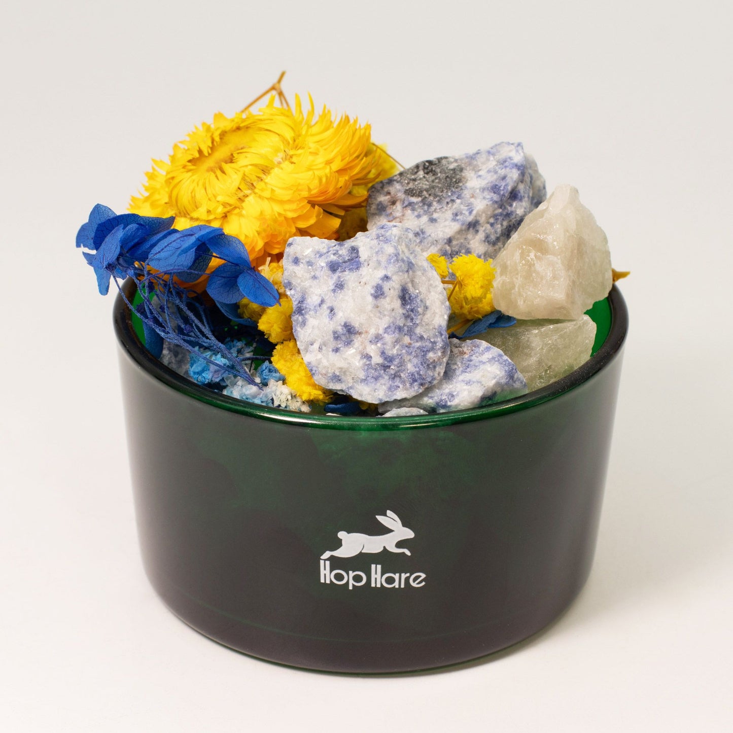 Hop Hare Diffusing Crystals & Floral Set - The Sun from our luxury hop hare diffusing crystals & floral sets collection