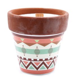 Detailed close up view highlighting the high quality craftsmanship and individual features of the agnes cat herb garden candles clove469