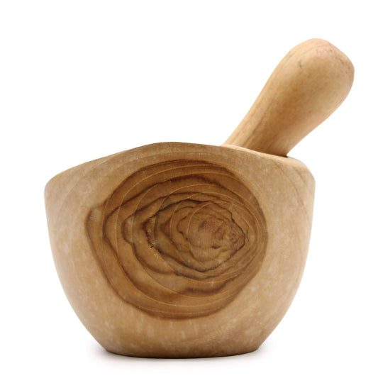 Ergo Teak Pestal & Morter Med from our luxury ergo teak pestle & mortar collection