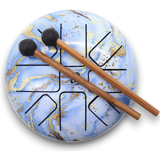 Photo 2 of Med Hapi Drum Blue Sky - 17x13cm Meditation Drum Premium Edi featuring authentic premium craftsmanship.