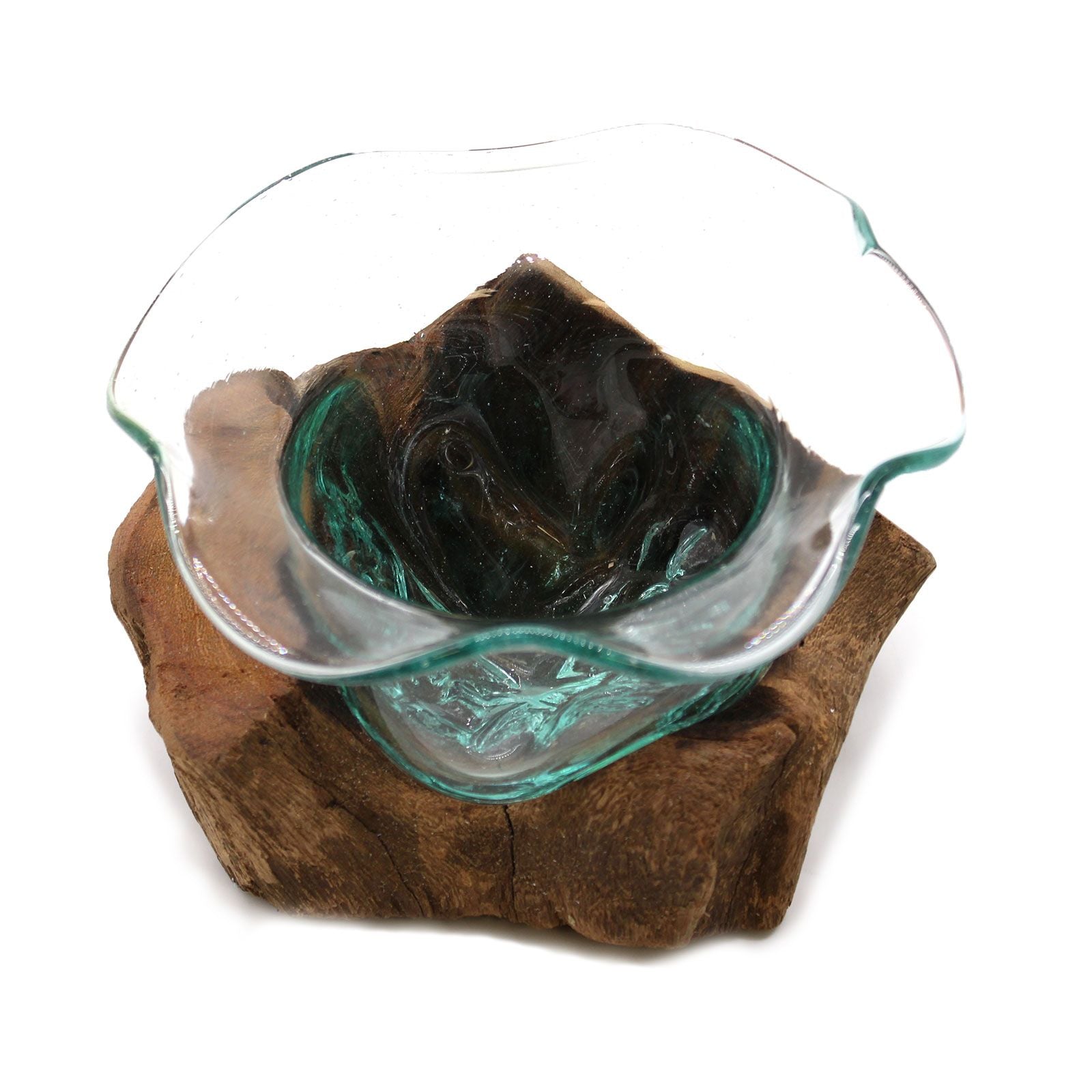 Photo 6 of Molten Glass Fancy Sweet Bowl On Wood Luxury Decor featuring authentic premium craftsmanship.