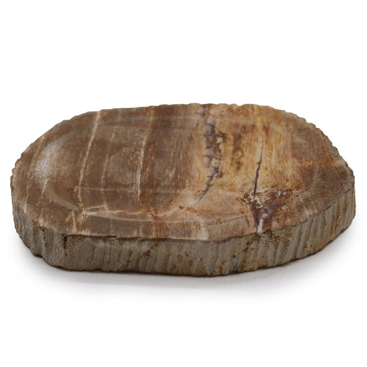 Petrified Wood Brown Soap Dish from our luxury stone soap dishes collection