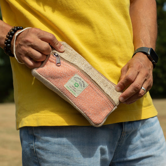 Hemp Phone/Tobacoo/Anything Zip Pouch (assorted)