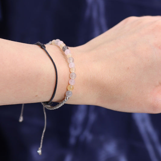 Gemini Zodiac Crystal Candle & Gemstone Bracelet Gift Set