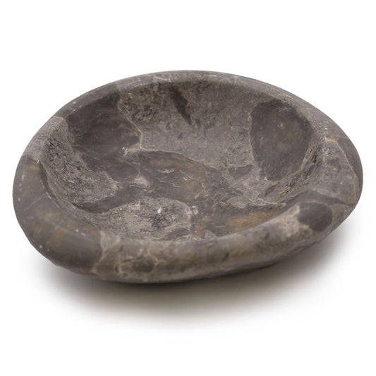 Tri-oval Marble Dish from our luxury stone soap dishes collection