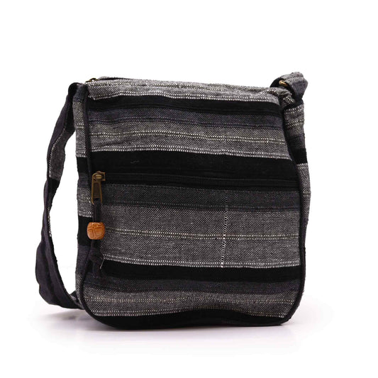 Lrg Nepal Sling Bag  (Adjustable Strap) - Mountain Granite lifestyle product photo on neutral background