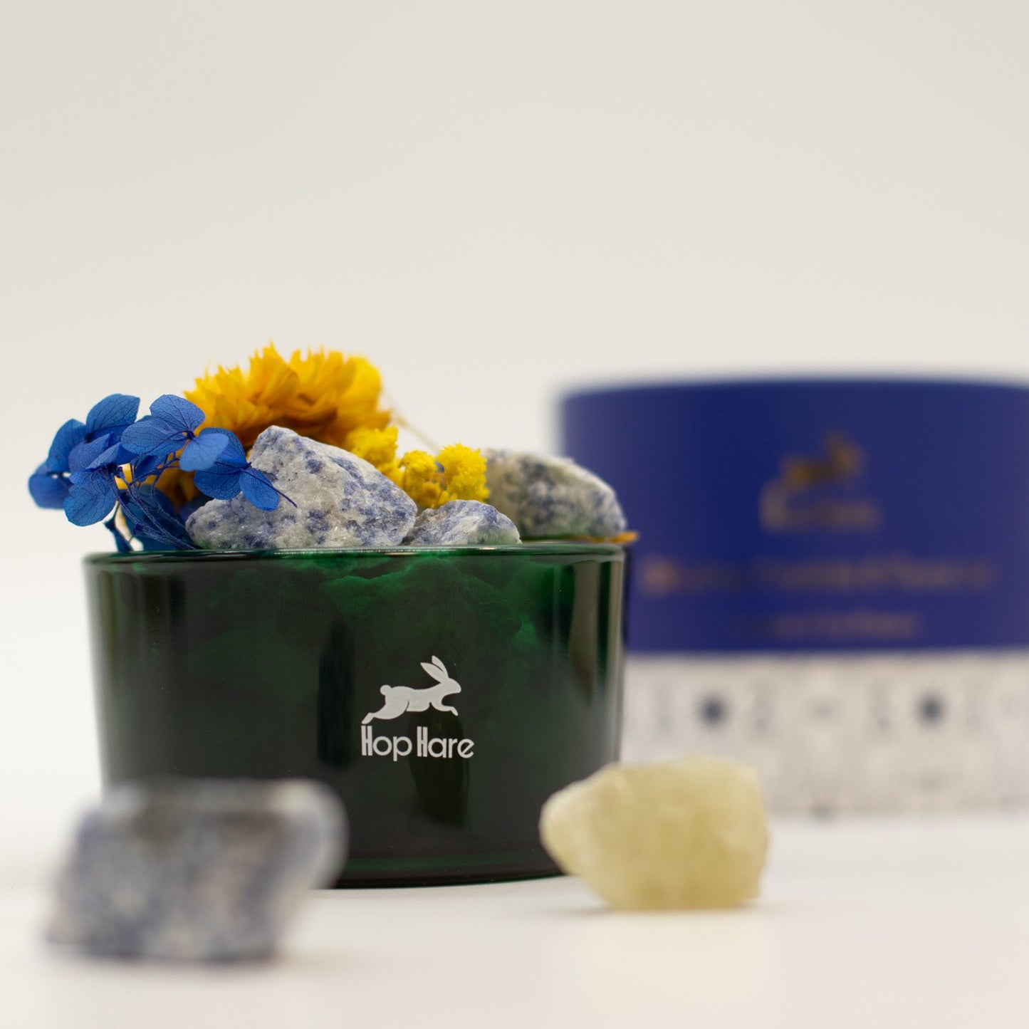 Hop Hare Diffusing Crystals & Floral Set - The Sun from our luxury hop hare diffusing crystals & floral sets collection