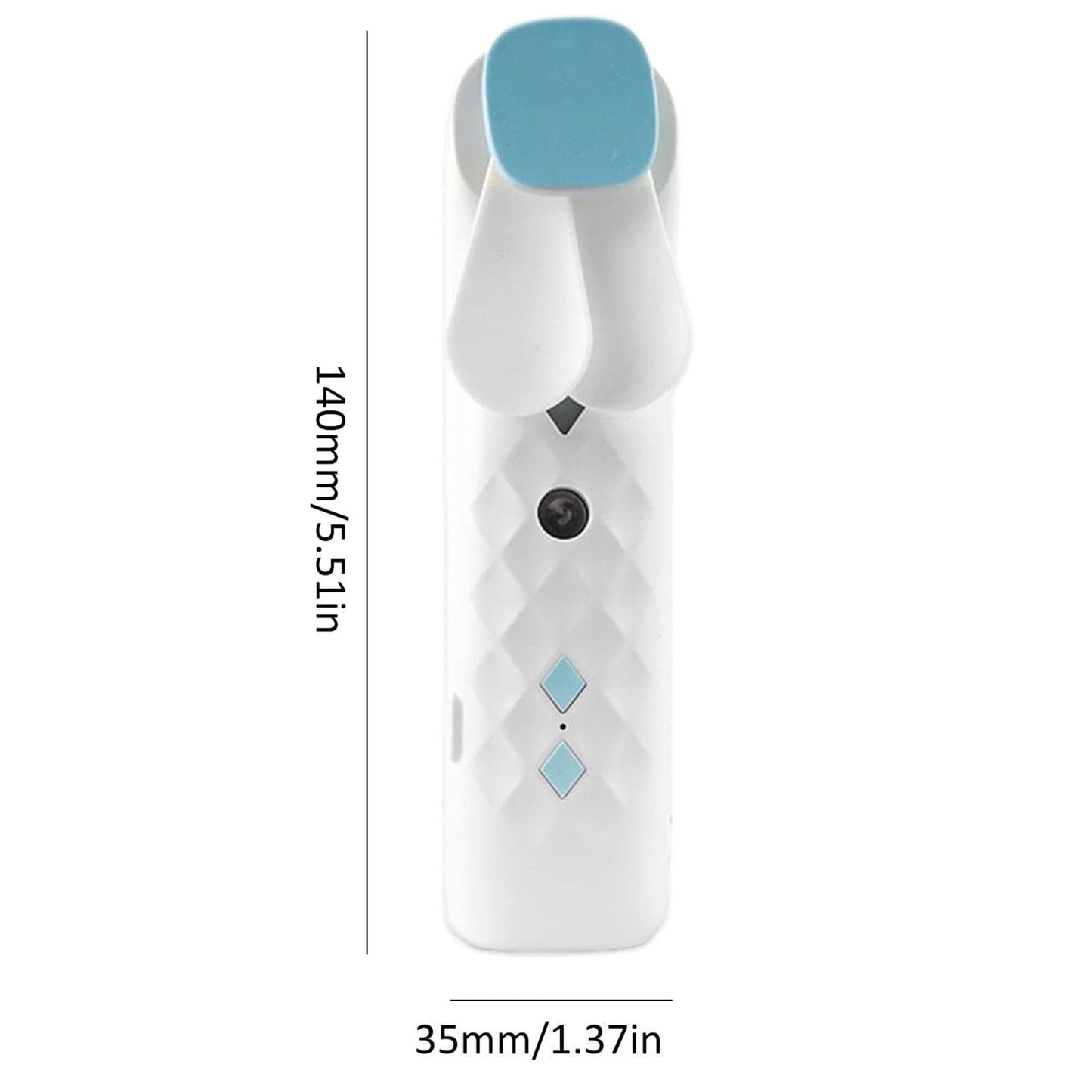 White Nano Mist Face Fan & Spray - USB chargable from our luxury aroma diffusers collection