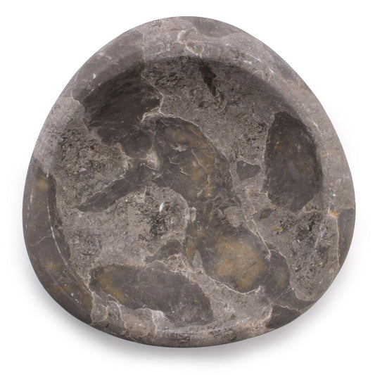 Tri-oval Marble Dish from our luxury stone soap dishes collection