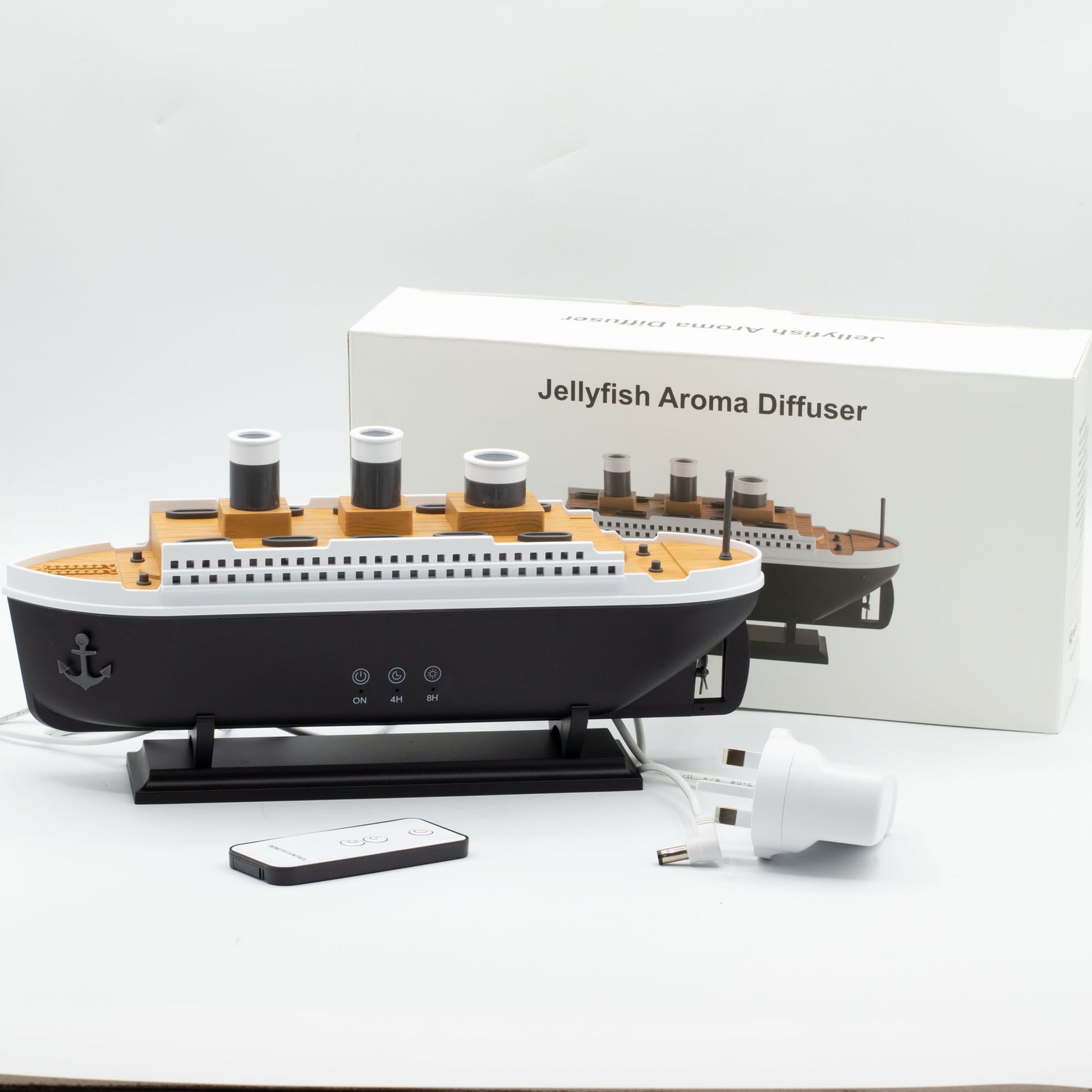 Ship Model Puff Effect Aroma Diffuser with Colour-Changing LED from our luxury aroma diffusers collection