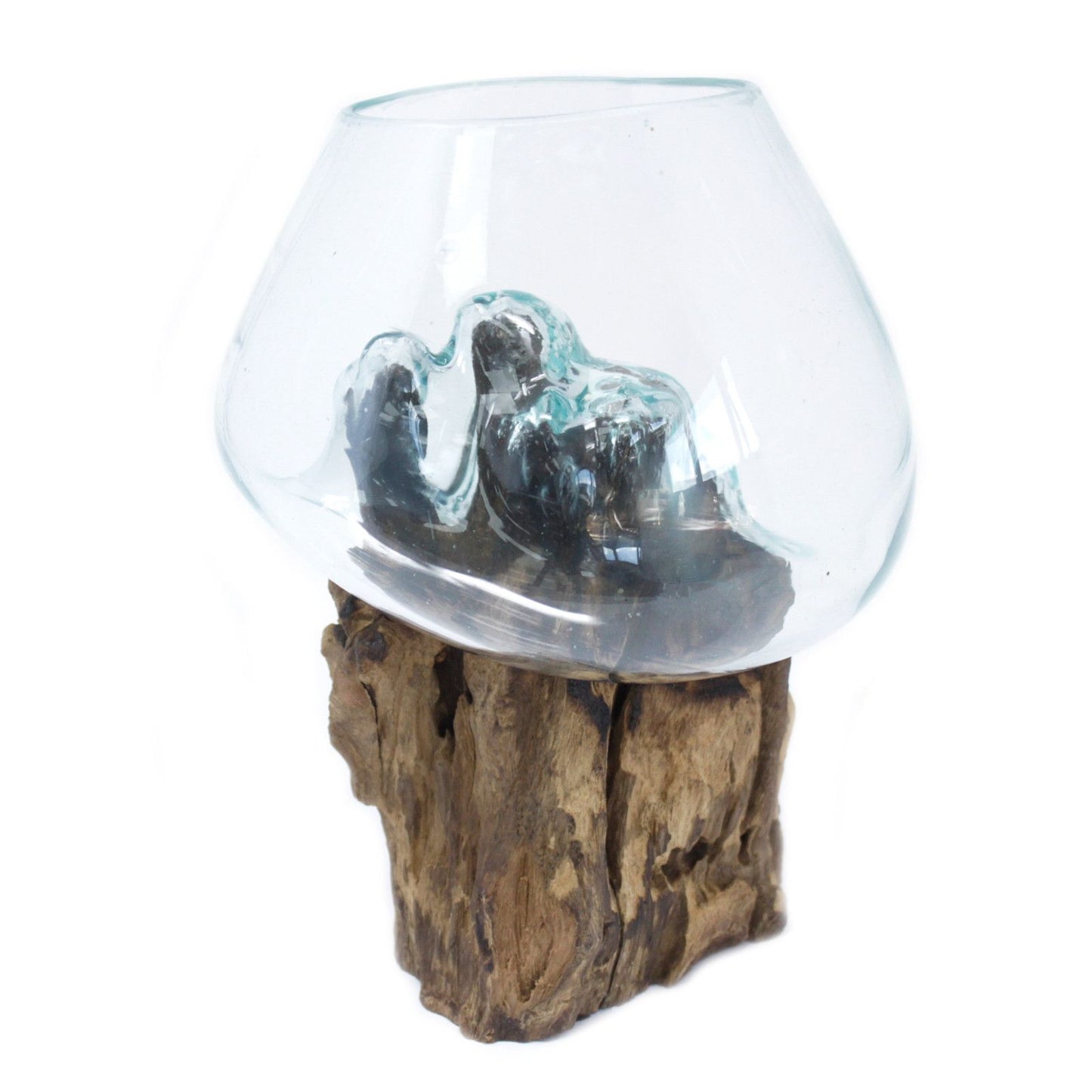 Photo 2 of Molten Glass On Wood - Large Bowl Luxury Decor Premium Editi featuring authentic premium craftsmanship.