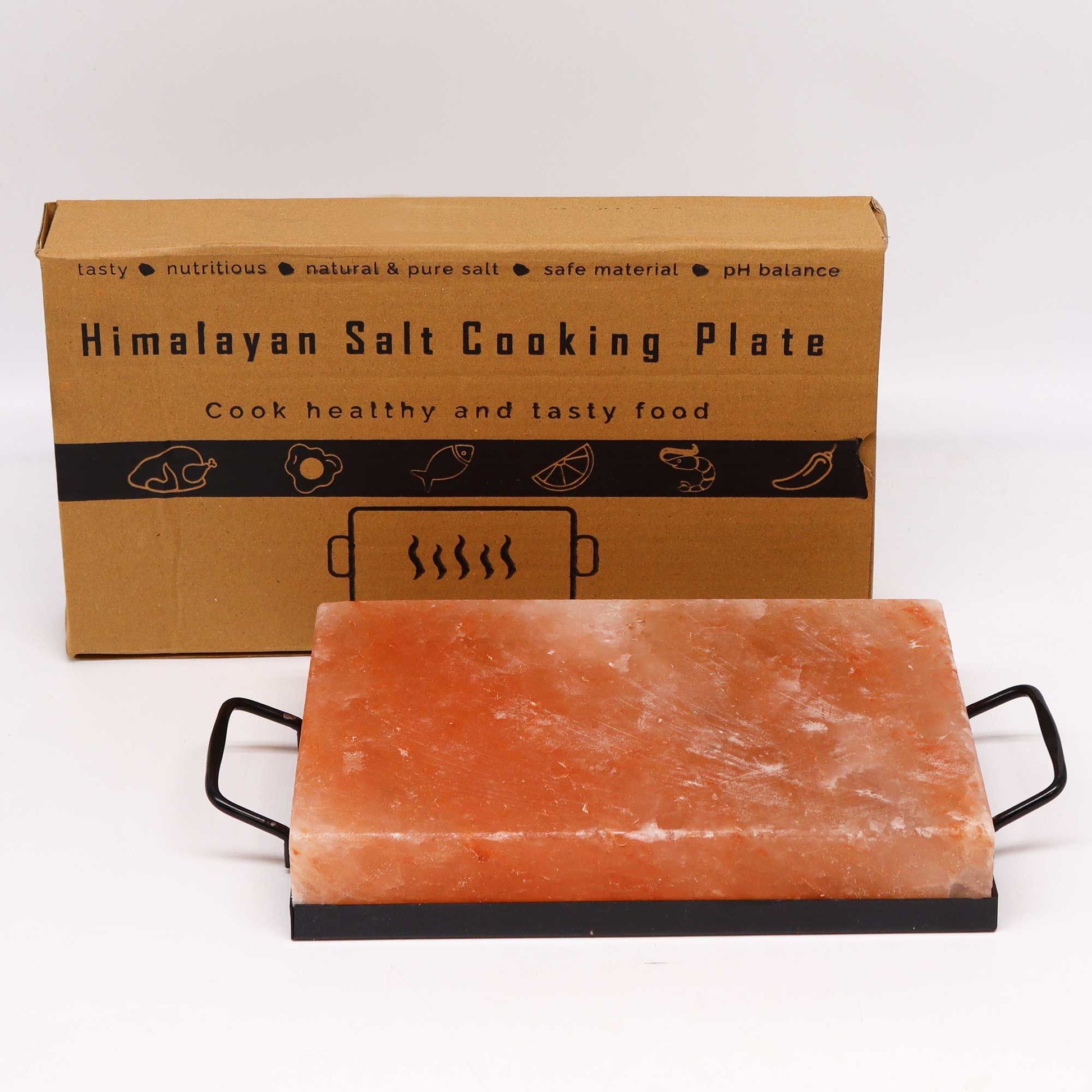 Himalayan Salt BBQ Cooking plate - 30x20x5cm from our luxury himalayan salt cooking plates collection