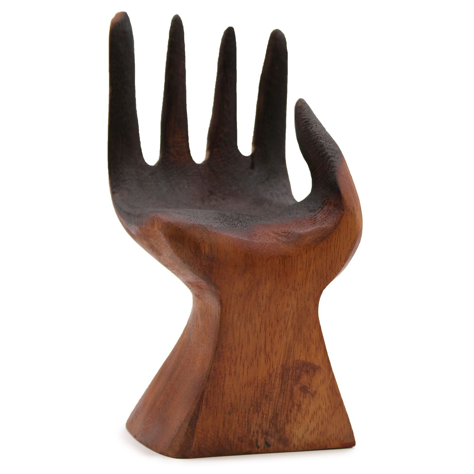 Photo 3 of Carved Hand With Molten Glass Bowl Luxury Decor Premium Edit featuring authentic premium craftsmanship.