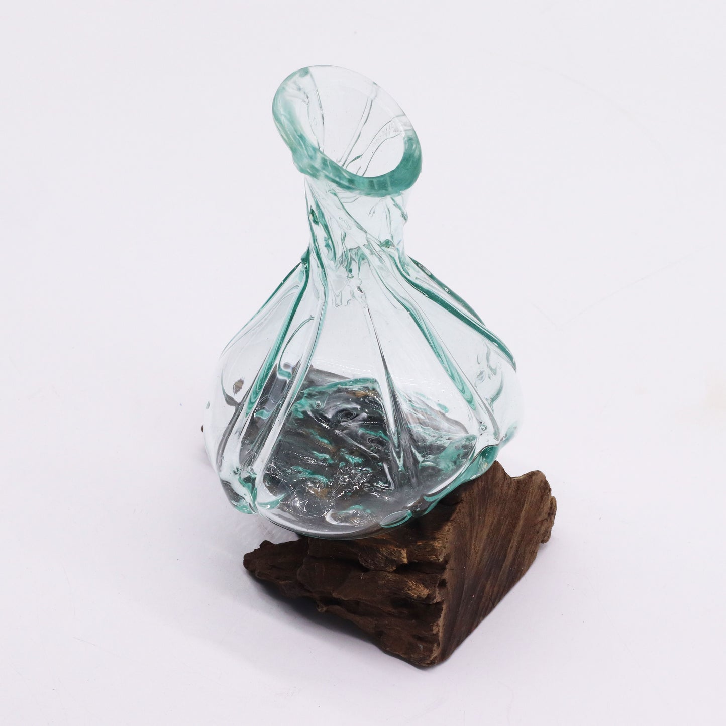 Photo 3 of Molten Glass Fancy Mini Decanter On Wood 24cm Luxury Decor featuring authentic premium craftsmanship.