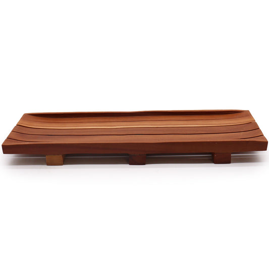 Large Soap Loaf Mahogany Tray from our luxury classic mahogany soap dishes collection