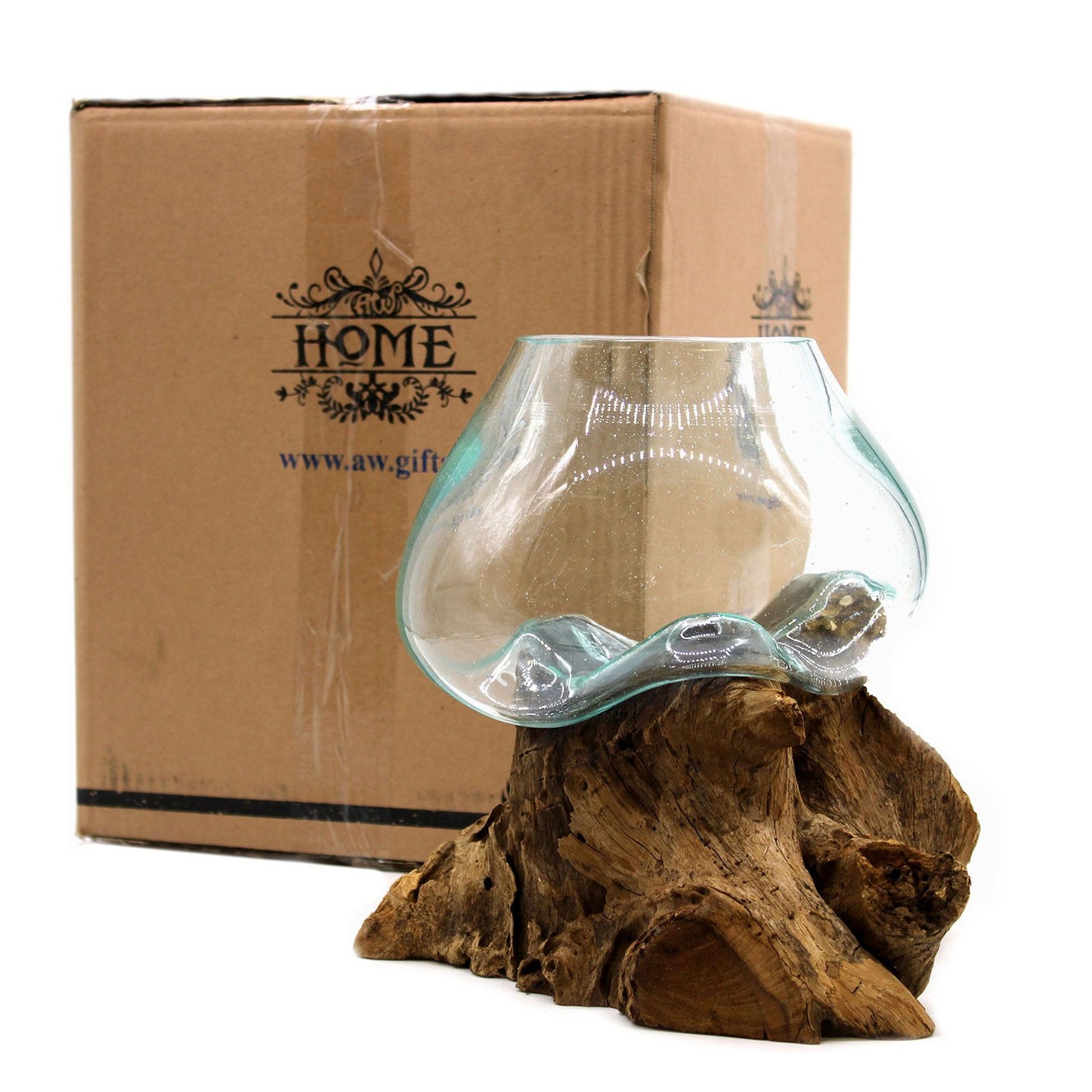 Photo 7 of Molten Glass On Wood - Large Bowl Luxury Decor Premium Editi featuring authentic premium craftsmanship.