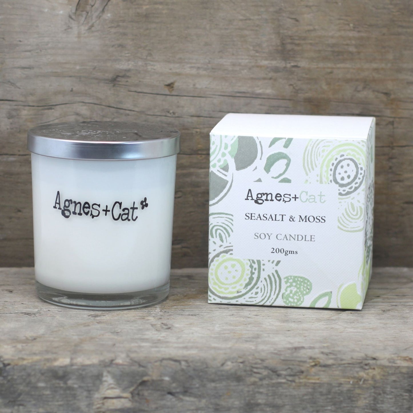 Detailed close up view highlighting the high quality craftsmanship and individual features of the agnes cat votive candle white fig605