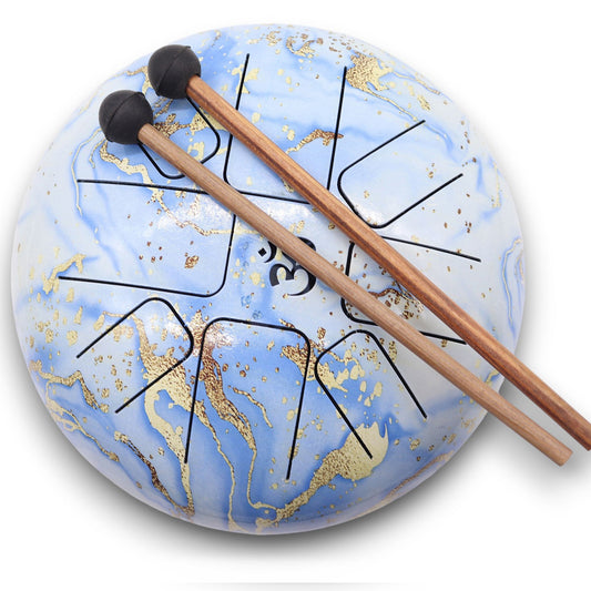 Photo 1 of Med Hapi Drum Blue Sky- 22x18cm Meditation Drum Premium Edit featuring authentic premium craftsmanship.