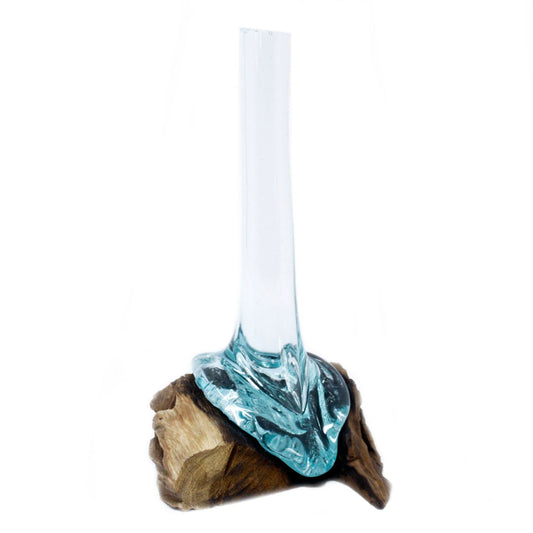 Photo 1 of Molten Glass On Wood - Vase Luxury Decor Premium Edition featuring authentic premium craftsmanship.