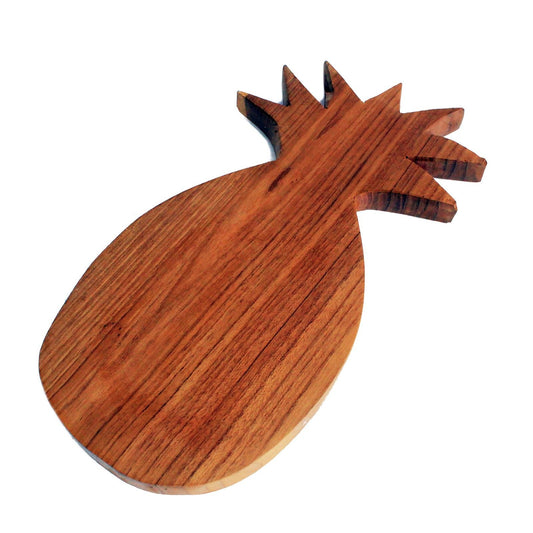 Pineapple Shaped Chopping Board from our luxury teak chopping boards collection