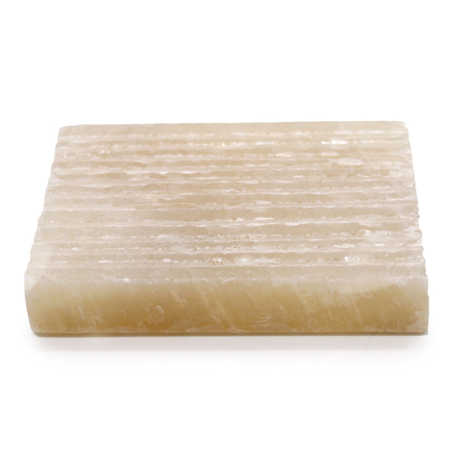 Honey Onxy Square Soap Dish from our luxury stone soap dishes collection